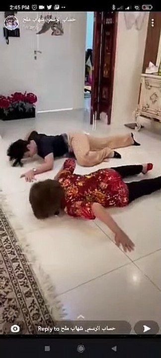 رقص شهاب ملح إنستقرام وجدته