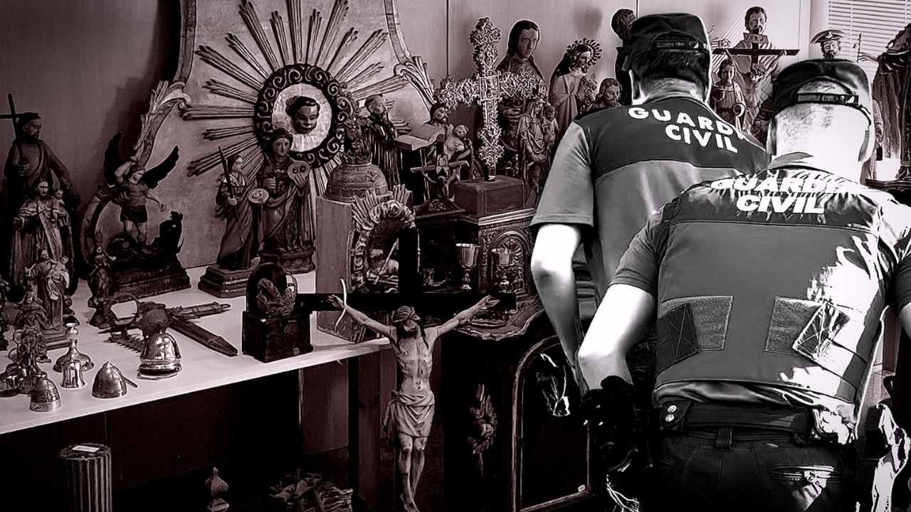 La Guardia Civil recupera 179 piezas de arte sacro robadas