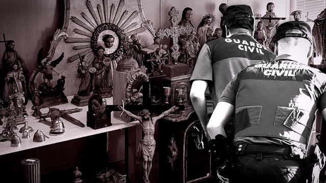 La Guardia Civil recupera 179 piezas de arte sacro robadas