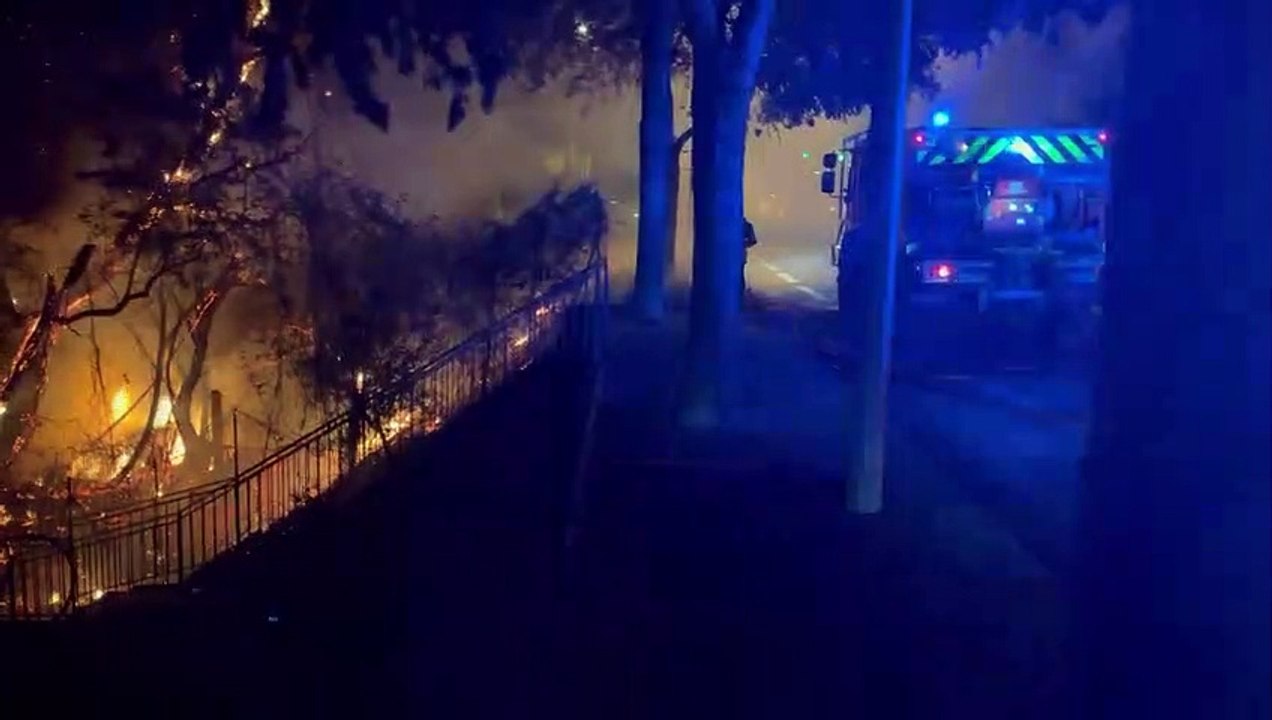 Martigues : un incendie quartier Jonquières