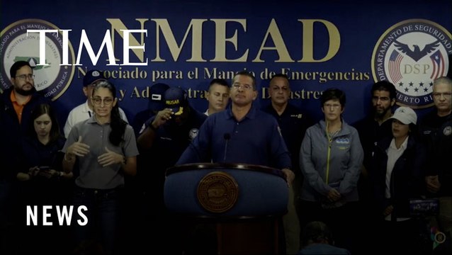 Governor Pedro Pierluisi Holds News Conference After Hurricane Fiona Makes Landfall In Puerto Rico