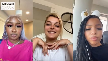 Download Video: Chlöe, Bebe Rexha & Baby Tate Put Their Own Spin On Viral TikTok Song 'Period Ah Period Uh' | Billboard News