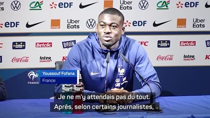 Bleus - Fofana : "Je ne m'y attendais pas"