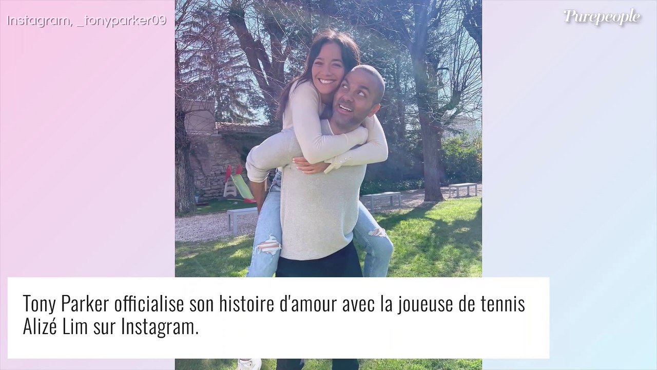 Tony Parker toujours aussi in love d'Alizé Lim, sublime en robe longue pour un bel évènement
