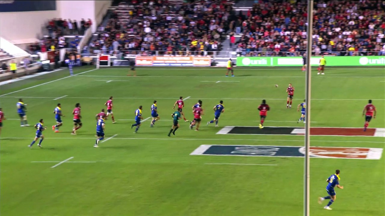 TOP 14 - Essai de Gael DREAN (RCT) - RC Toulon - ASM Clermont - Saison 2022/2023