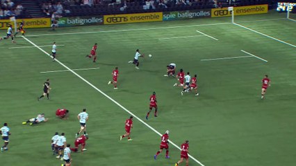 TOP 14 - Essai de Inia TABUAVOU (R92) - Racing 92 - LOU Rugby - Saison 2022/2023