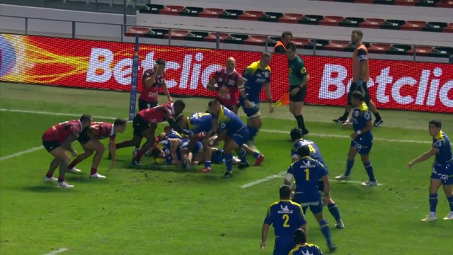 TOP 14 - Essai de Julien HERITEAU (ASM) - RC Toulon - ASM Clermont - Saison 2022/2023