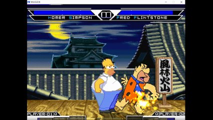 fred flintstone vs homer simpson