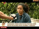 Venezolanos expresan su opinión sobre las nuevas relaciones entre Colombia y Venezuela