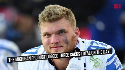 Lions Rookie Aidan Hutchinson Dedicates Three-Sack Game to Child With Leukemia