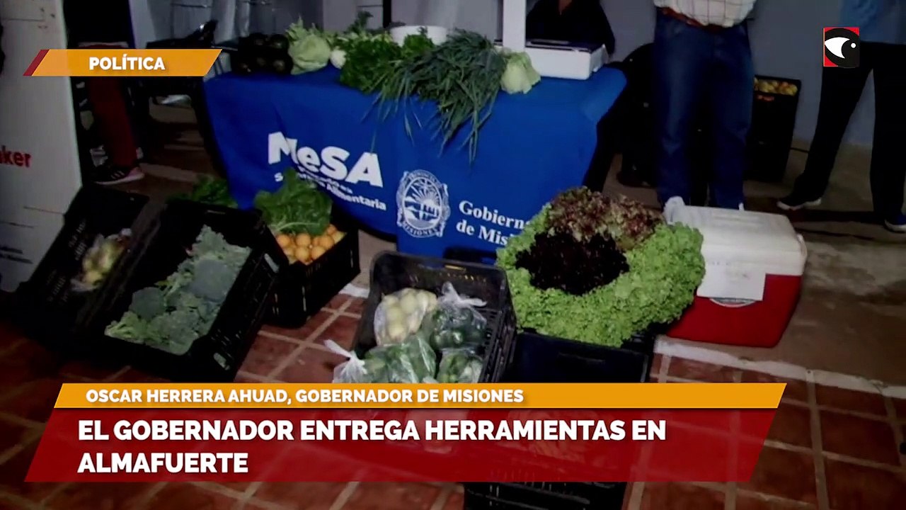 El gobernador entregó herramientas en Almafuerte