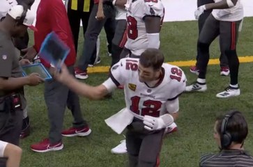 Tom Brady Apologizes After Breaking Tablet Before All-Out Brawl at Bucs vs. Saints Game