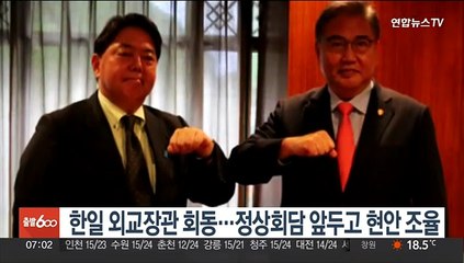 한일 외교장관 회담 종료…정상회담 앞두고 현안조율