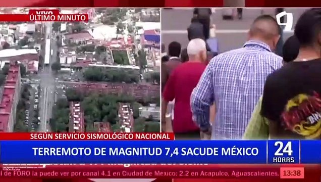 México: sismo de magnitud 6.8 remece las costas de los estados de Guerrero y Michoacán