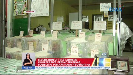 Federation of Free Farmers Cooperative: Presyo ng bigas, posibleng tumaas nang P4 o higit pa | UB