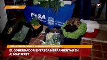 El gobernador entregó herramientas en Almafuerte