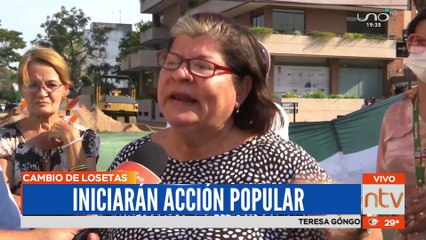 Vecinos cuestionan cambios de losetas en el centro
