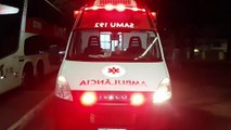 Adolescente prestes a embarcar em ônibus sofre crise convulsiva e é socorrido pelo SAMU na Rodoviária