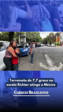 Terremoto de 7,7 graus na escala Richter atinge o México