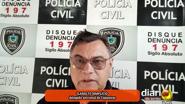 Delegado seccional de Cajazeiras fala sobre prisão de tio suspeito de matar sobrinho em Uiraúna