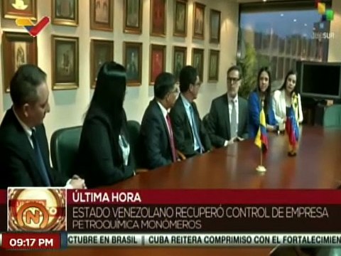 Venezuela recupera el control de la empresa petroquímica Monómeros