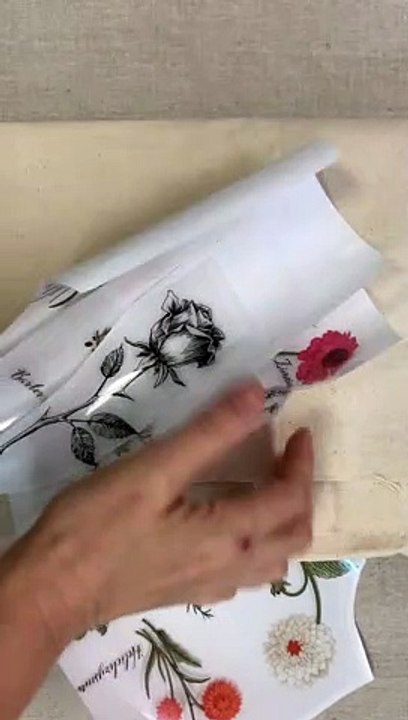 Fabric Bookmarks made from Upcycled Materials