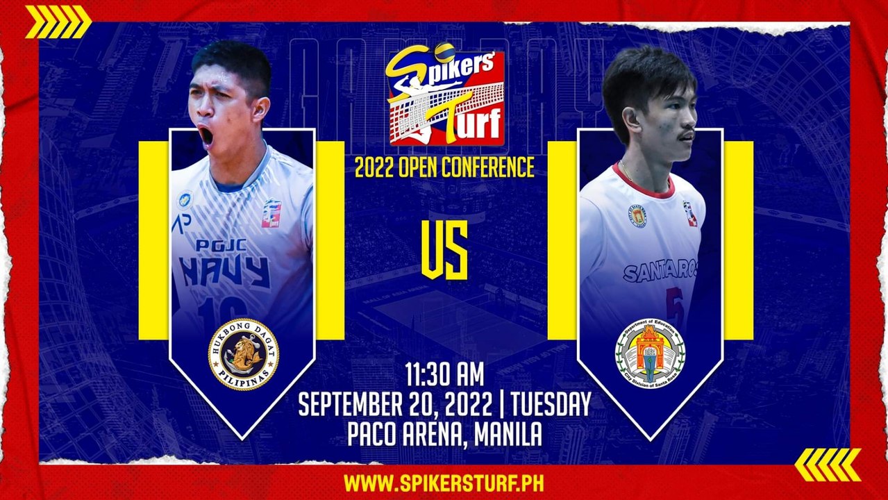 GAME 1 SEPTEMBER 20, 2022 | PGJC-NAVY SEALIONS vs SANTA ROSA CITY LIONS | 2022 SPIKERS' TURF S5 OPEN CONFERENCE