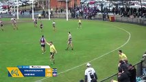 Gisborne's Ethan Minns kicks the goal of the day in the grand final