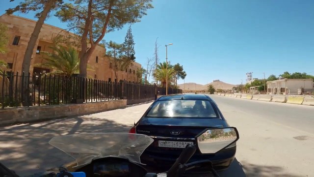 SYRIA TRAVEL - THE ONLY ANCIENT CITY IN THE DESERT DESTROYED BY ISIS- MIDDLE EAST MOTORCYCLE Tour