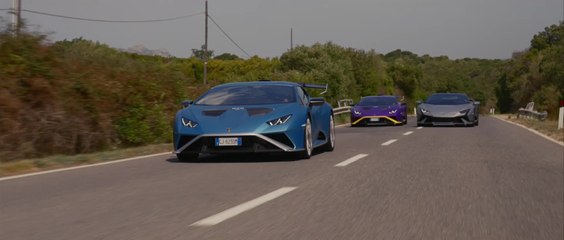 Lamborghini Huracán Tecnica und Huracán STO erkunden Sardinien