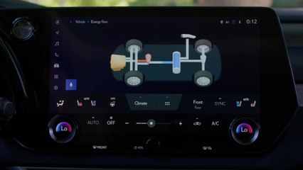 2023 Lexus RX 450h+ Luxury in Cloudburst Gray Infotainment System