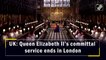 UK: Queen Elizabeth II’s committal service ends in London
