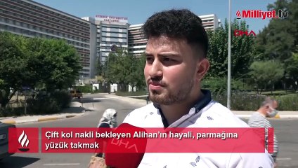 Annesi hamileyken ilaç içti, elleri oluşmadan doğdu! Alihan'ın hayali yüzük takmak