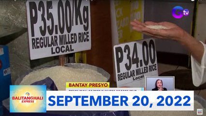Balitanghali Express: September 20, 2022