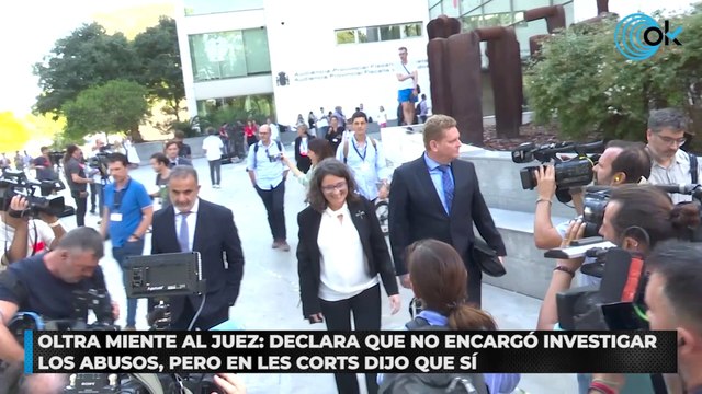 Oltra miente al juez: declara que no encargó investigar los abusos, pero en Les Corts dijo que sí