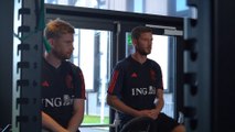 Les Diables de retour à l'entrainement pour les matchs de Nations League (images RBFA )