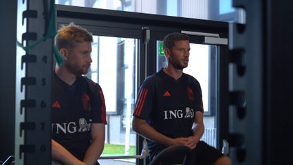 Les Diables de retour à l'entrainement pour les matchs de Nations League (images RBFA )
