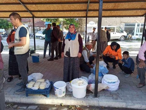 Bu pazarda her şey ev yapımı ve doğal