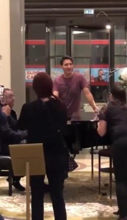 Kanada Başbakanı cenaze diyerek gitti! Otelde eğlence görüntüleri ortaya çıktı