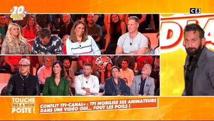 "Le groupe Canal ne doit pas rétablir la diffusion de TF1" : Cyril Hanouna parodie le clip des animateurs de la Une