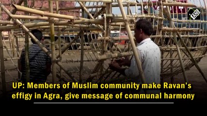 Members of Muslim community make Ravan’s effigy in Agra, give message of communal harmony