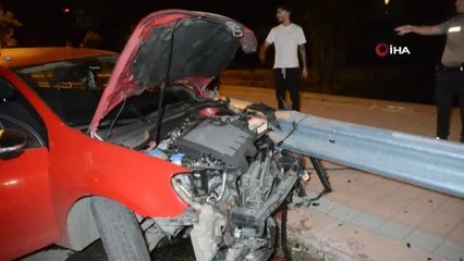 Kazada hurdaya dönen araçta hava yastığı açılmadı