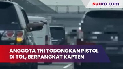 Beraksi Koboi, Anggota TNI yang Ancam Orang Pakai Pistol di Tol Jagorawi Berpangkat Kapten
