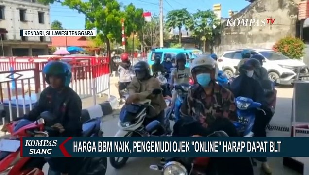 Dampak Kenaikan Harga BBM, Ojol di Kendari Berharap dapat BLT