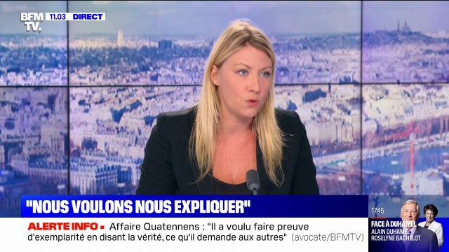 Jade Dousselin, avocate d'Adrien Quatennens: Une gifle n'est jamais justifiée, c'est un acte répréhensible