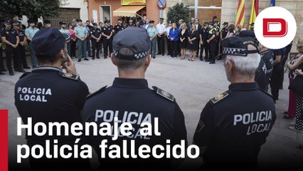 Medalla de oro al mérito para el policía de Calpe muerto en el rescate por lluvias