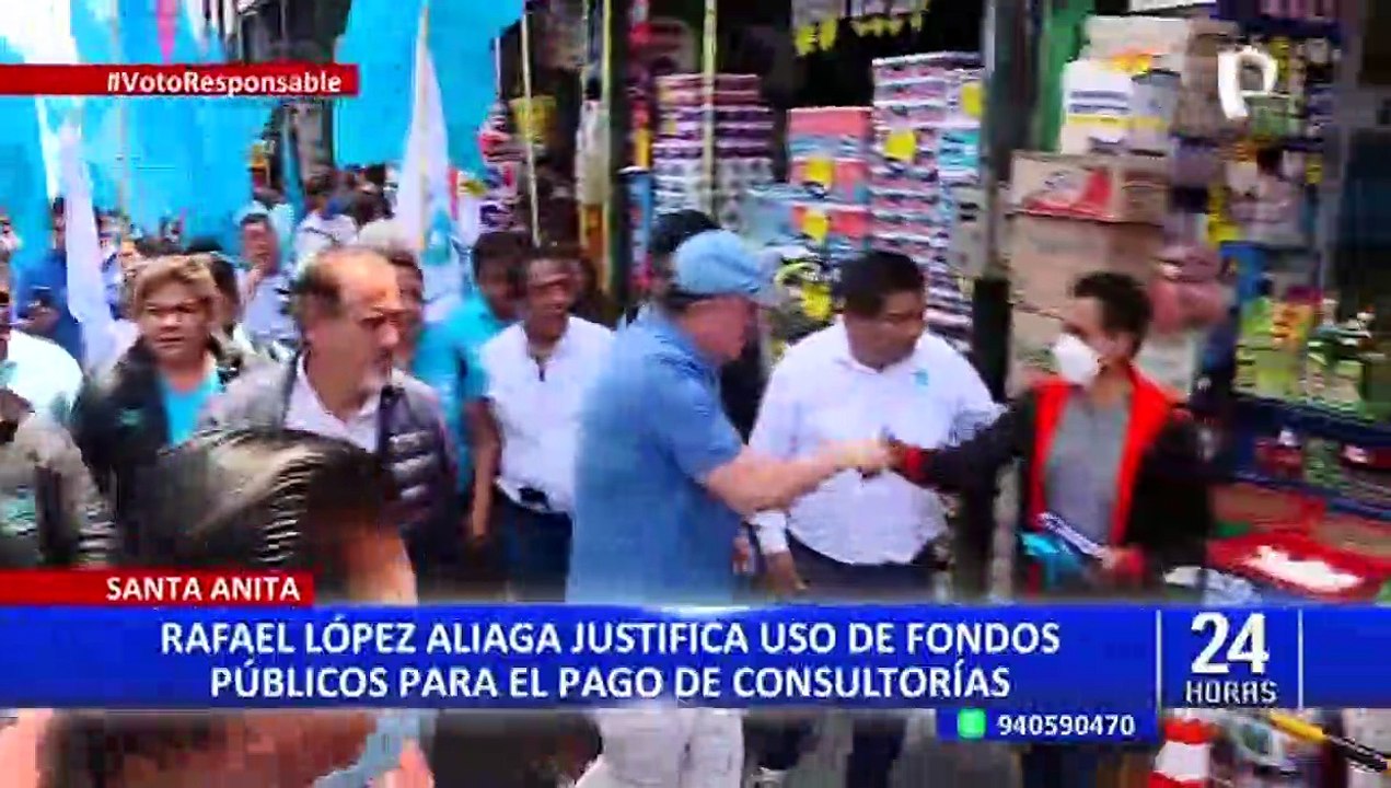 Elecciones 2022: Rafael López Aliaga responde por el informe de rendición de cuentas de campaña