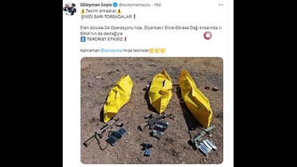 Bakan Soylu ceset torbalarını paylaştı