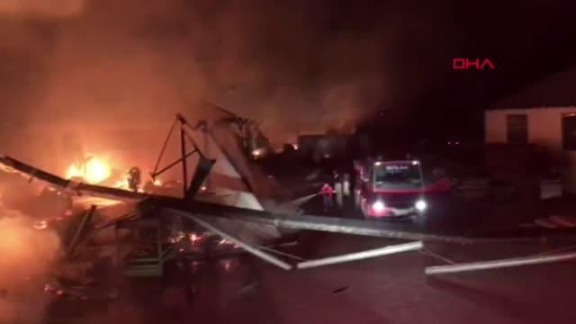 Son dakika haber | KERESTE FABRİKASINDAKİ YANGIN 5,5 SAATTE SÖNDÜRÜLDÜ