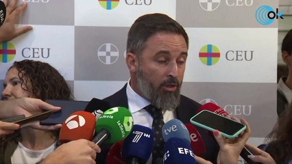 Abascal tira de ironía Olona dijo que nos dejaba por motivos de salud, celebro su pronta recuperación
